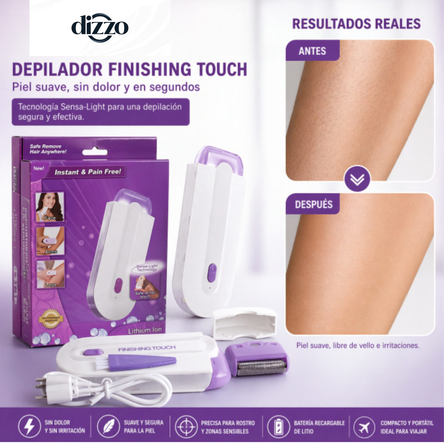 DEPILADORA CORPORAL YES RECARGABLE
